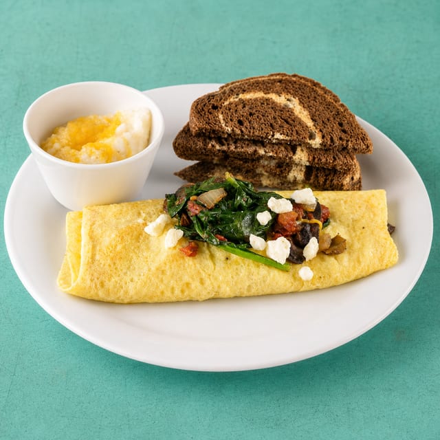 Spinach Omelet.