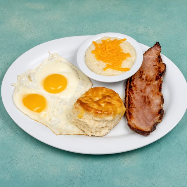 Ham Steak & Eggs.