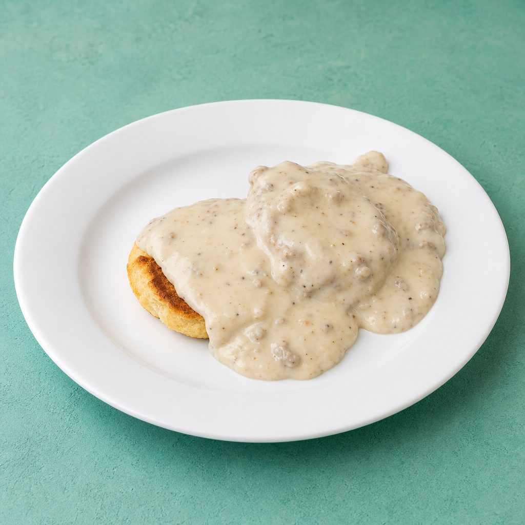 Grilled Biscuit & Gravy.