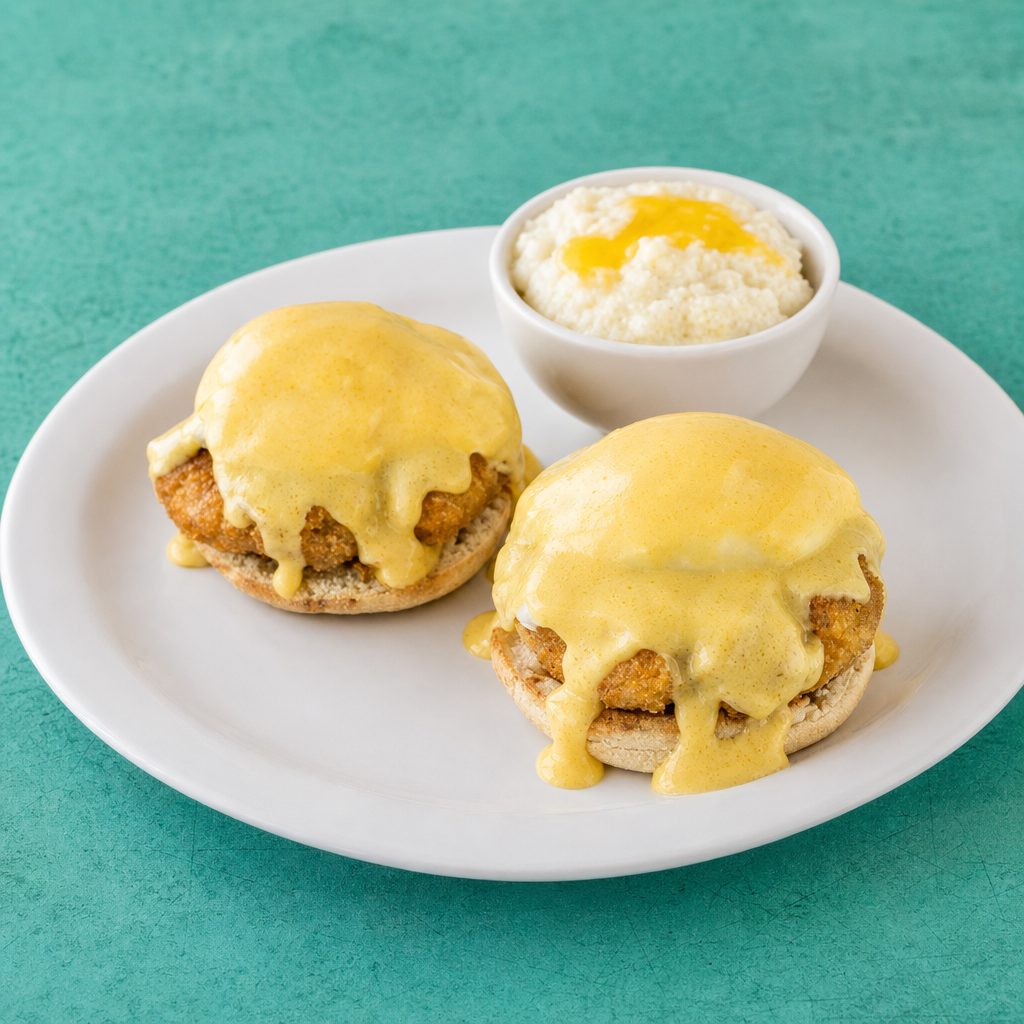 Crab Cake Benedict.