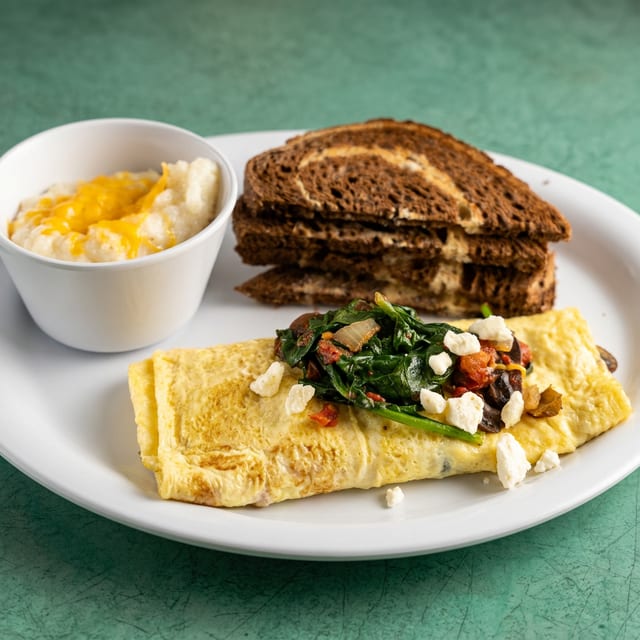 Spinach Omelet.