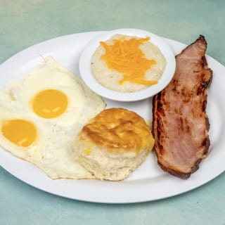 Ham Steak & Eggs